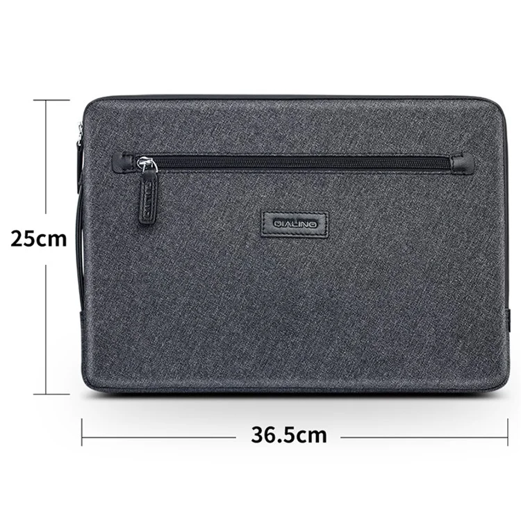 QIALINO For 13 Inch Laptop Sleeve Bag Waterproof Shockproof Carrying Case with Handle Strap