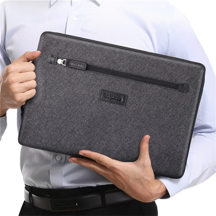 QIALINO For 13 Inch Laptop Sleeve Bag Waterproof Shockproof Carrying Case with Handle Strap