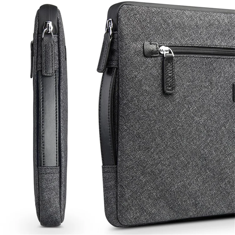 QIALINO For 13 Inch Laptop Sleeve Bag Waterproof Shockproof Carrying Case with Handle Strap