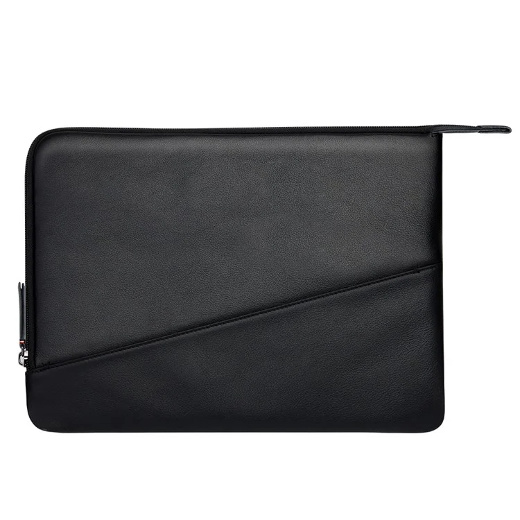 QIALINO Shockproof Case for 13 Inch Laptop Sleeve Bag Ultra Thin Wear Resistant Genuine Cow Leather Pouch