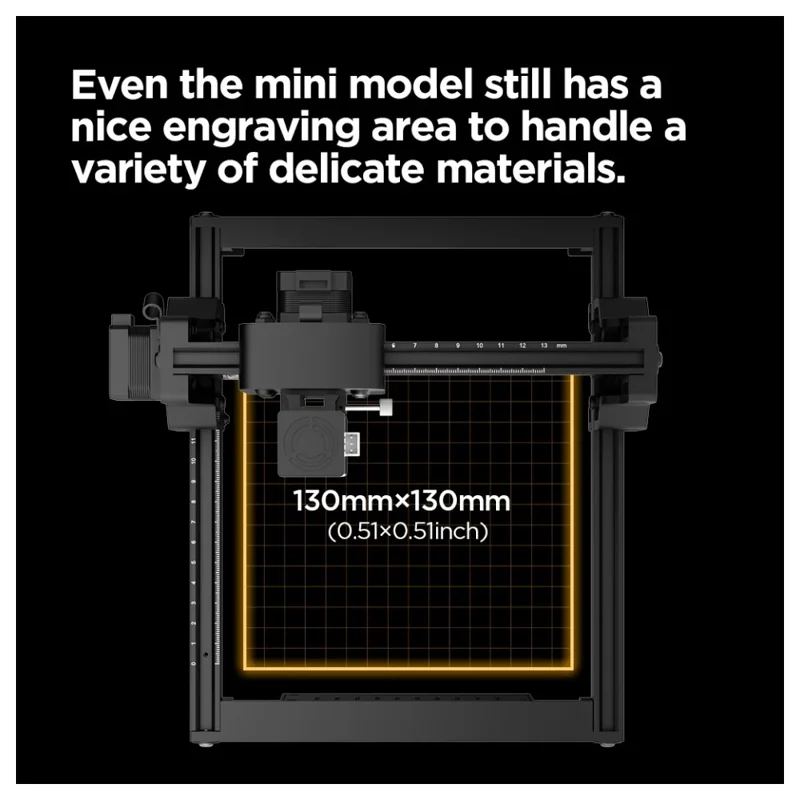 ACMER S1 3.5W Mini Laser Engraving Machine Portable Engraver for Wood Plastic Paper Leather - US Plug