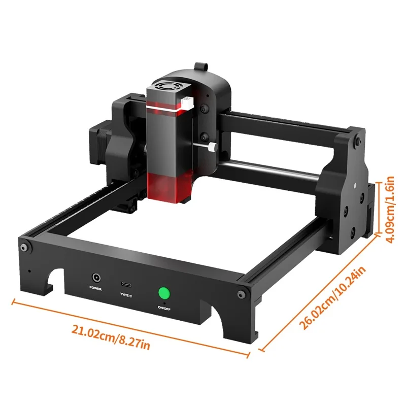 ACMER S1 6W Mini Macchina per Incisione Laser Portatile per Legno Plastica Carta Pelle - Spina USA