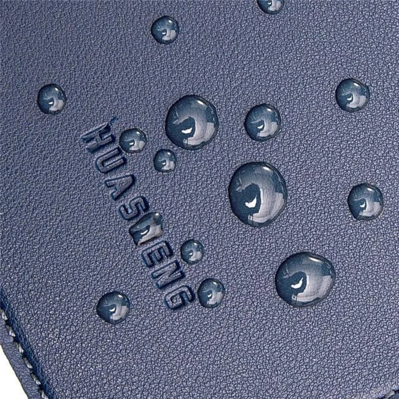 HUASHENG Para Bolsa para Notebook de 13 / 13,3 / 14 Polegadas, Capa de Laptop Ultrafina de Couro PU Não Magnética Horizontal - Azul Marinho