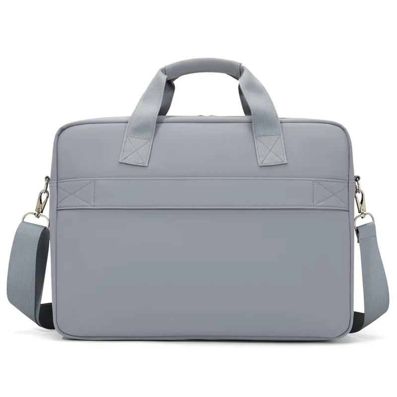14,3 Zoll Laptoptasche Schultertasche aus Oxford-Stoff Wasserdichte Business-Aktentasche für Notebook - Hellgrau