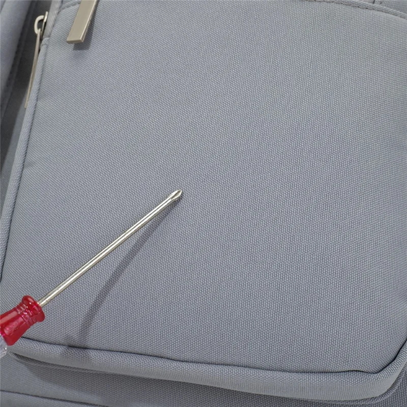14,3 Zoll Laptoptasche Schultertasche aus Oxford-Stoff Wasserdichte Business-Aktentasche für Notebook - Hellgrau