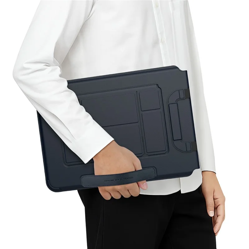 NILLKIN Versatile Pro 14.2 Inch Laptop Sleeve Multifunctional EVA Anti Drop Bag with Magnetic Handle - Dark Blue