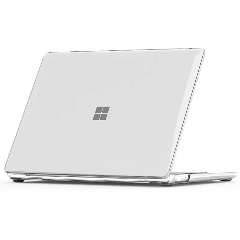 For Microsoft Surface Laptop 13-inch Crystal Clear Case Hard PC Computer Protective Cover - Transparent