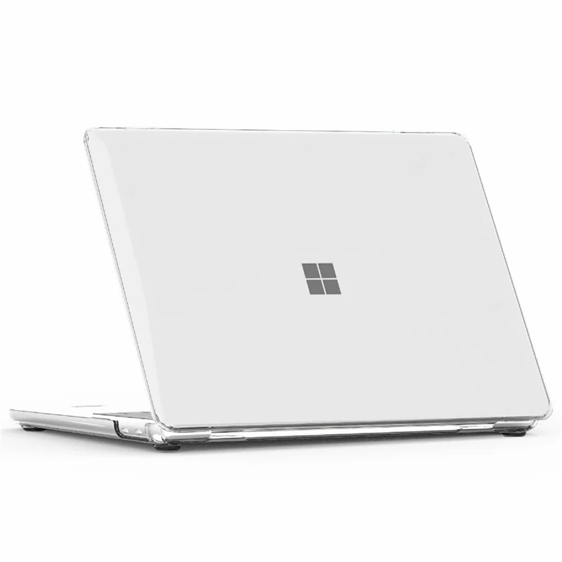 For Microsoft Surface Laptop 13-inch Crystal Clear Case Hard PC Computer Protective Cover - Transparent