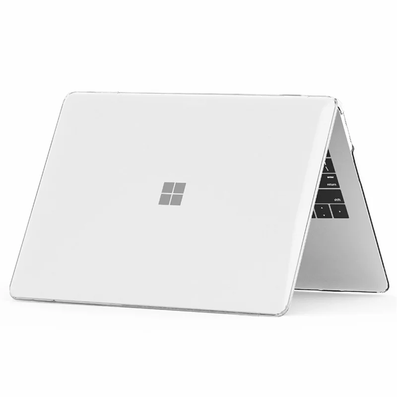 For Microsoft Surface Laptop 13-inch Crystal Clear Case Hard PC Computer Protective Cover - Transparent