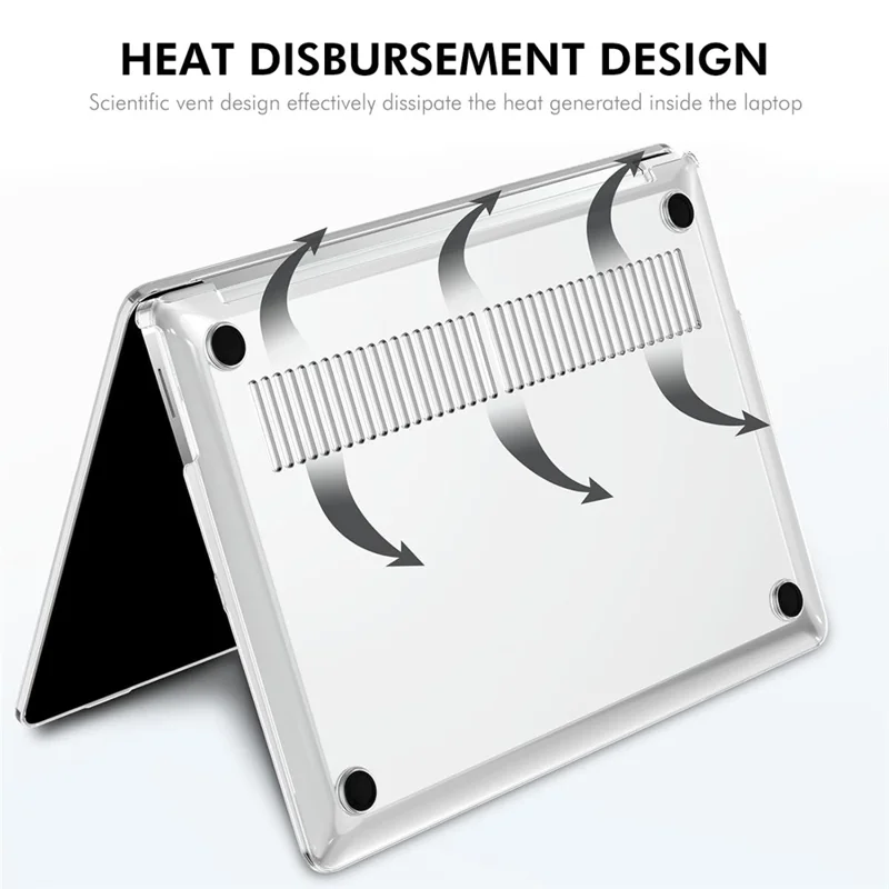 ENKAY HAT PRINCE For Microsoft Surface Laptop 7 13.8-inch (2038) Crystal Laptop Case Hard PC Anti Scratch Shockproof Cover - Black