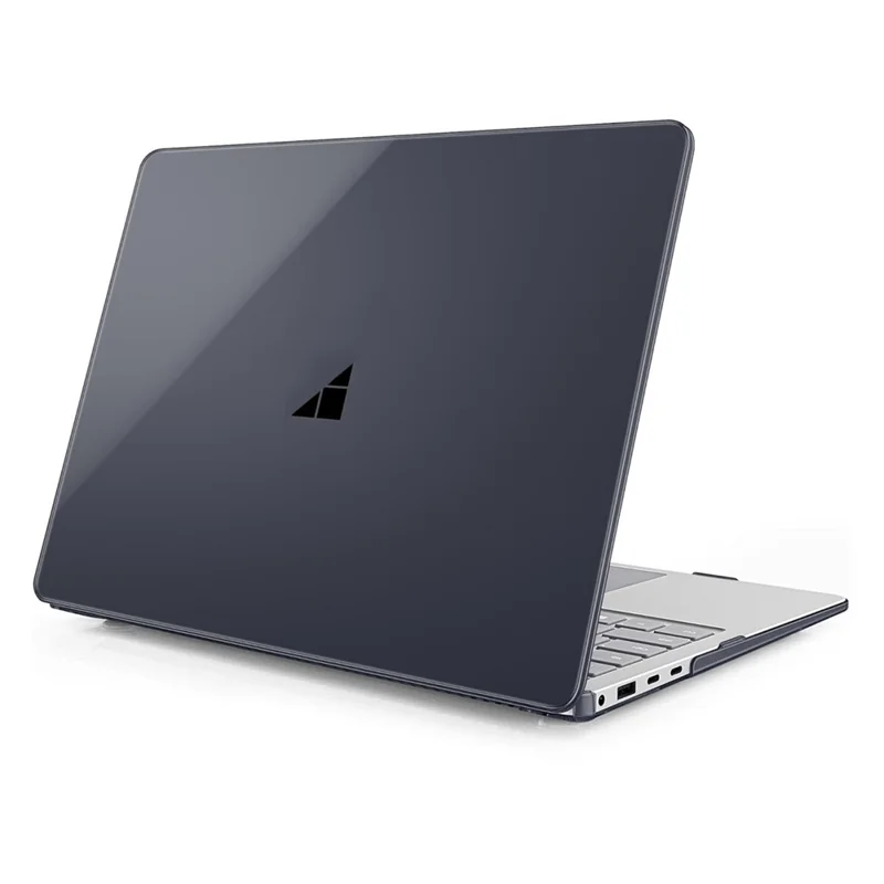 ENKAY HAT PRINCE For Microsoft Surface Laptop 15 (2037) Crystal Laptop Case Hard PC Anti Scratch Shockproof Cover - Black