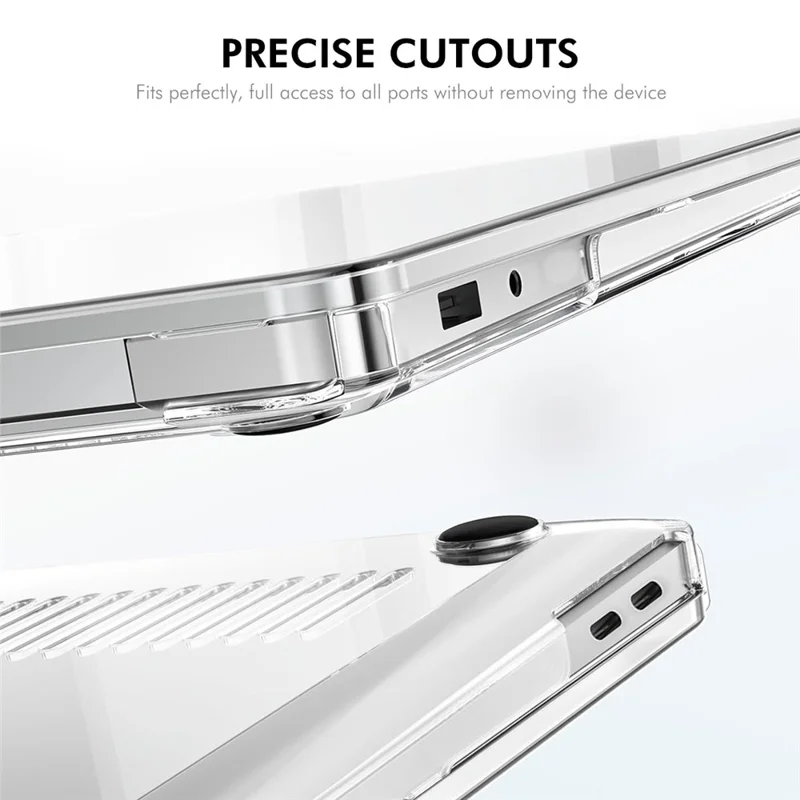 ENKAY HAT PRINCE For Microsoft Surface Laptop 13 (2095) Crystal Laptop Case Hard PC Anti Scratch Shockproof Cover - Black