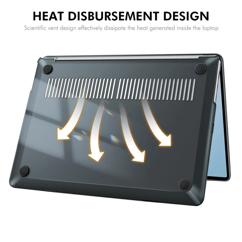 ENKAY HAT PRINCE For Microsoft Surface Laptop 13 (2095) Matte Laptop Case Hard PC Anti-fingerprint Shockproof Cover - Black