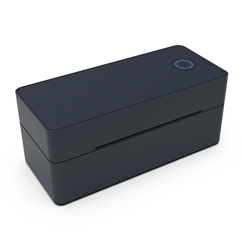 ZJ-9260 110 mm Papierloze Etiketprinter Bluetooth-compatibel 160 mm/s 203 DPI Directe Thermoprinter met USB-poort en standaard - US-stekker / Zwart