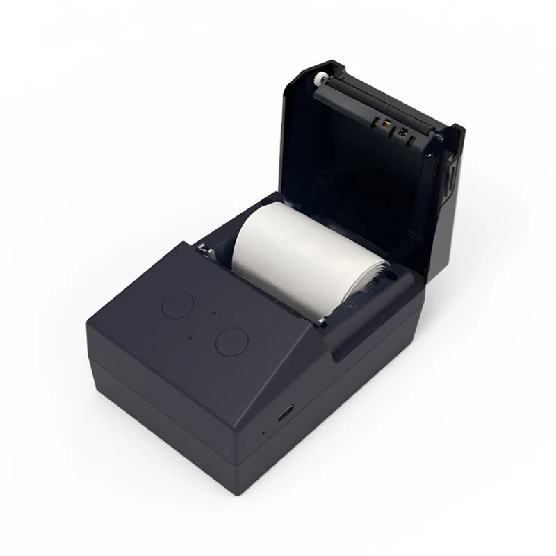 ZJ-5820 58 mm handthermische etikettenprinter USB en Bluetooth-compatibele draagbare printer, snel en helder afdrukken met indicatie bij papierstilstand