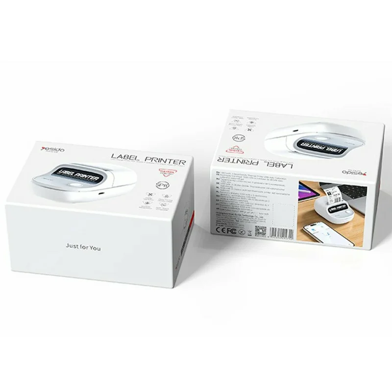 YESIDO SP10 Portable Thermal Label Printer Wireless High Resolution 203 DPI Mini Printer