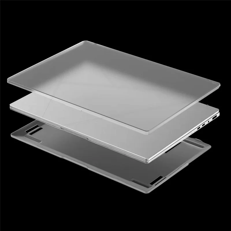 For Asus Zenbook 14 2025  /  2024 Laptop Case Anti-scratch Matte Finish Hard PC Cover - Transparent