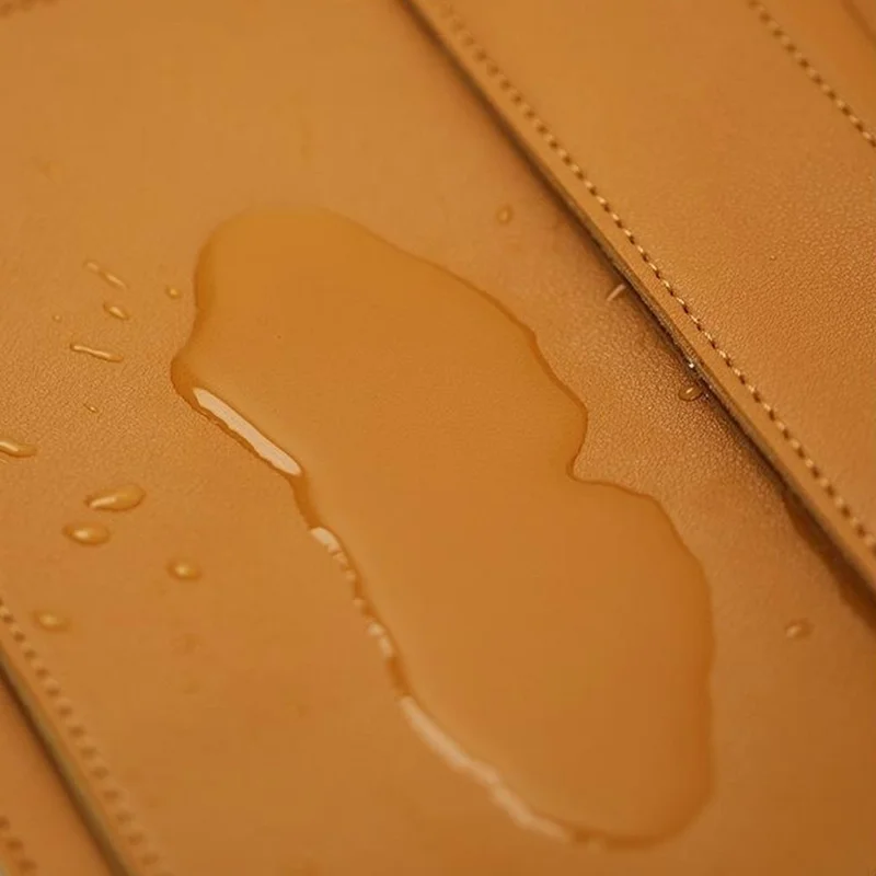 Borsa per Laptop da 13,3 / 14 Pollici in PU Pelle con Doppia Tasca, Design Fisarmonica con Multi-Scomparto, Borsa Tote Universale - Verde