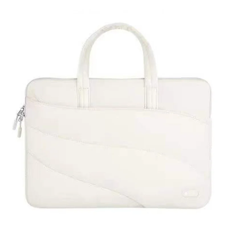 COTECI 13 - 14 Inch Laptop Sleeve Bag Shockproof Travel Bag Notebook Handbag - Beige