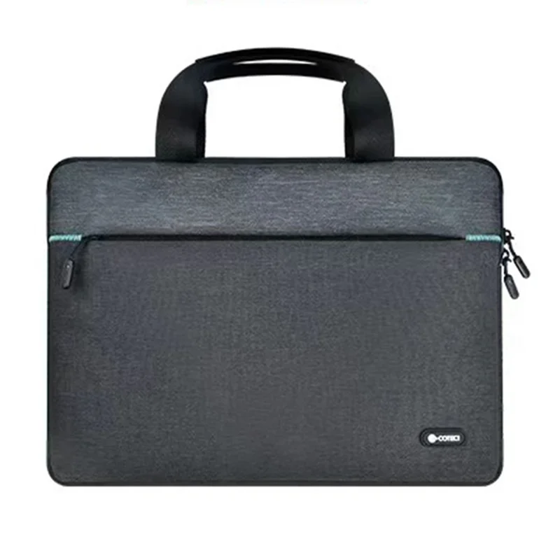 COTECI 13 - 14 Inch Laptop Bag Notebook Carrying Bag Handbag for Business Office Work - Dark Grey