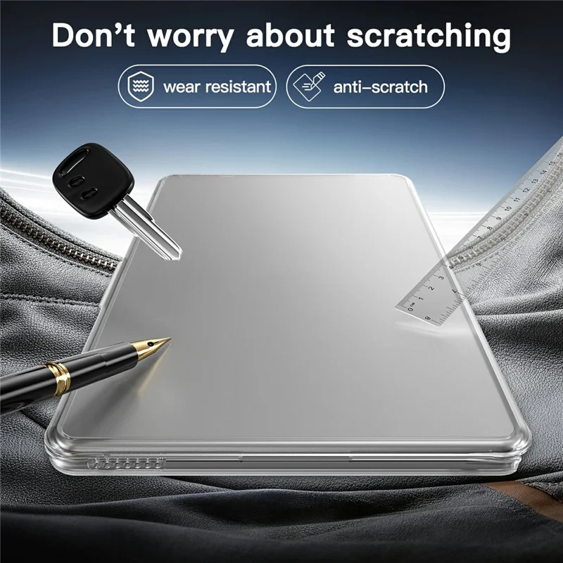 For MacBook Neo 13 inch (2026) Drop Proof Protective Case Matte PC + TPU Laptop Cover - Transparent