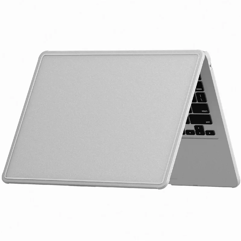 For MacBook Air 13 inch (2026) / (2025) / (2024) / (2022) Protective Case Matte PC Hard Shell Laptop Cover - White