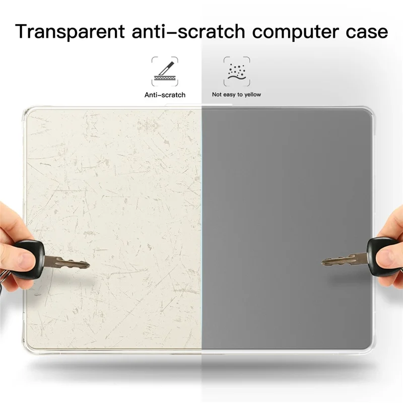 Protective Case for MacBook Pro 14 inch (2026) / (2025) / (2024) / (2023) / (2022) / (2021) Drop Proof Matte PC + TPU Laptop Cover - Transparent