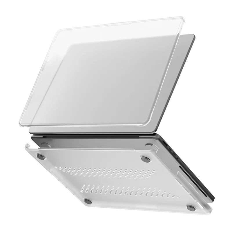 Protective Case for MacBook Pro 14 inch (2026) / (2025) / (2024) / (2023) / (2022) / (2021) Drop Proof Matte PC + TPU Laptop Cover - Transparent