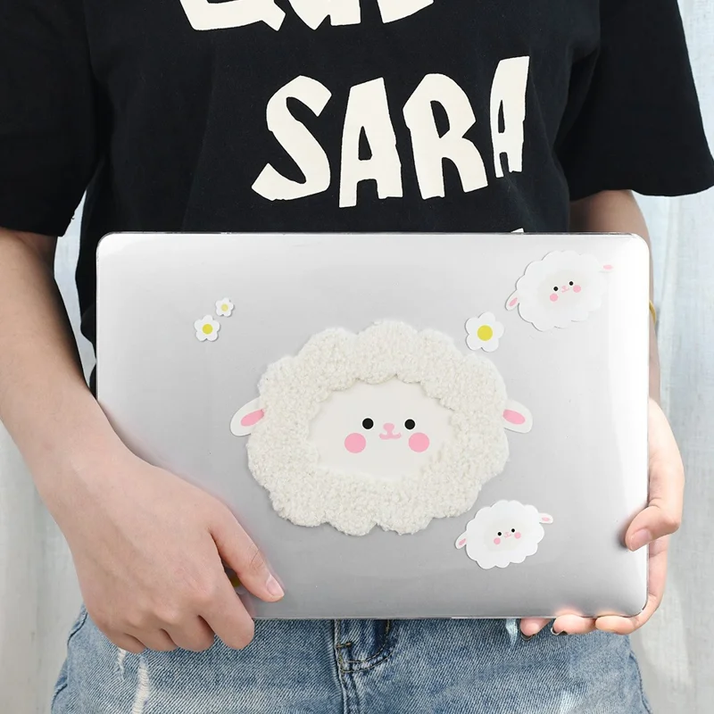 DIY-laptopväska för MacBook Pro 13 tum (2022) / (2020) / (2019) / (2018) / (2017) / (2016) Hård PC-skyddshölje - Får