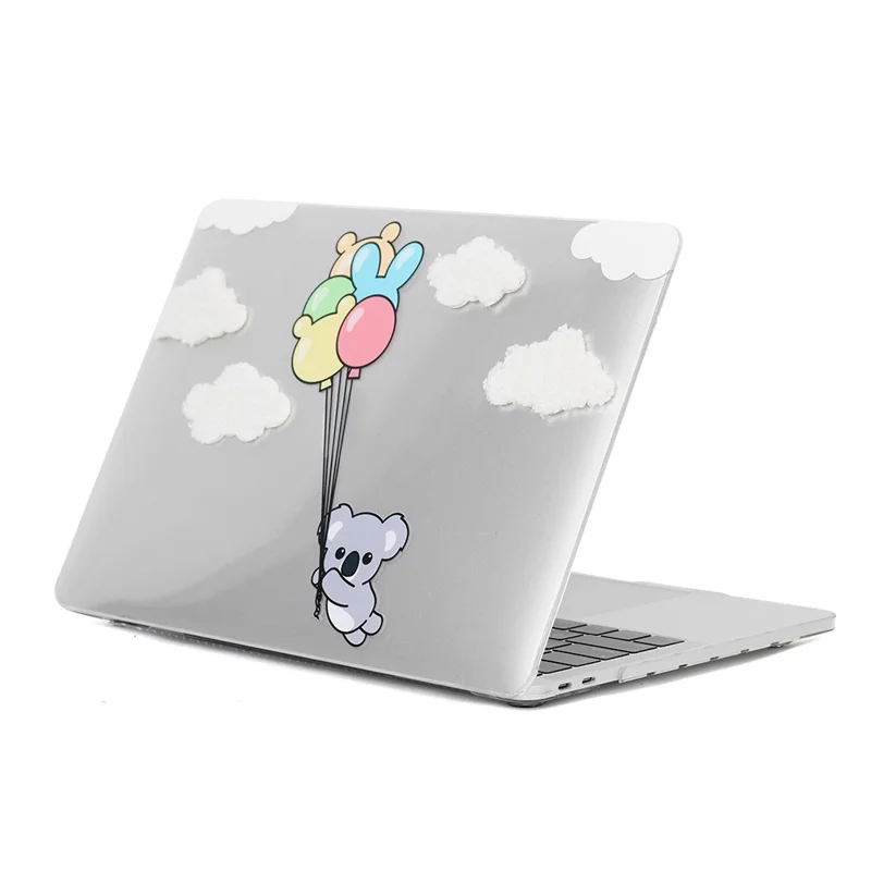 DIY Laptop Case for MacBook Air 13 inch (2026) / (2025) / (2024) / (2022) Hard PC Protective Cover - Cloud Koala