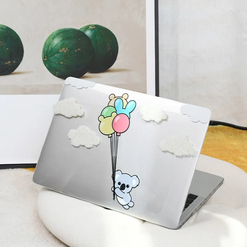 DIY Laptop Case for MacBook Air 13 inch (2026) / (2025) / (2024) / (2022) Hard PC Protective Cover - Cloud Koala