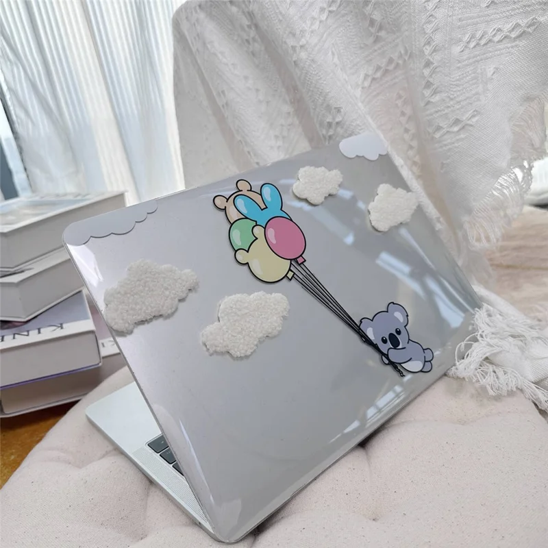 DIY Laptop Case for MacBook Air 13 inch (2026) / (2025) / (2024) / (2022) Hard PC Protective Cover - Cloud Koala