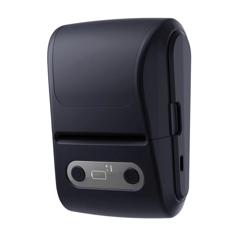P1 Mini Thermal Label Printer 203DPI 1200mAh Bluetooth-compatible Portable Sticker Maker Handheld Printer - Black