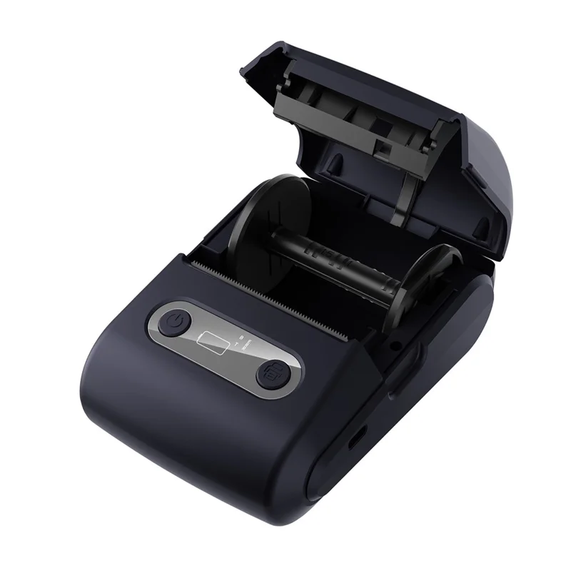 P1 Mini Thermal Label Printer 203DPI 1200mAh Bluetooth-compatible Portable Sticker Maker Handheld Printer - Black