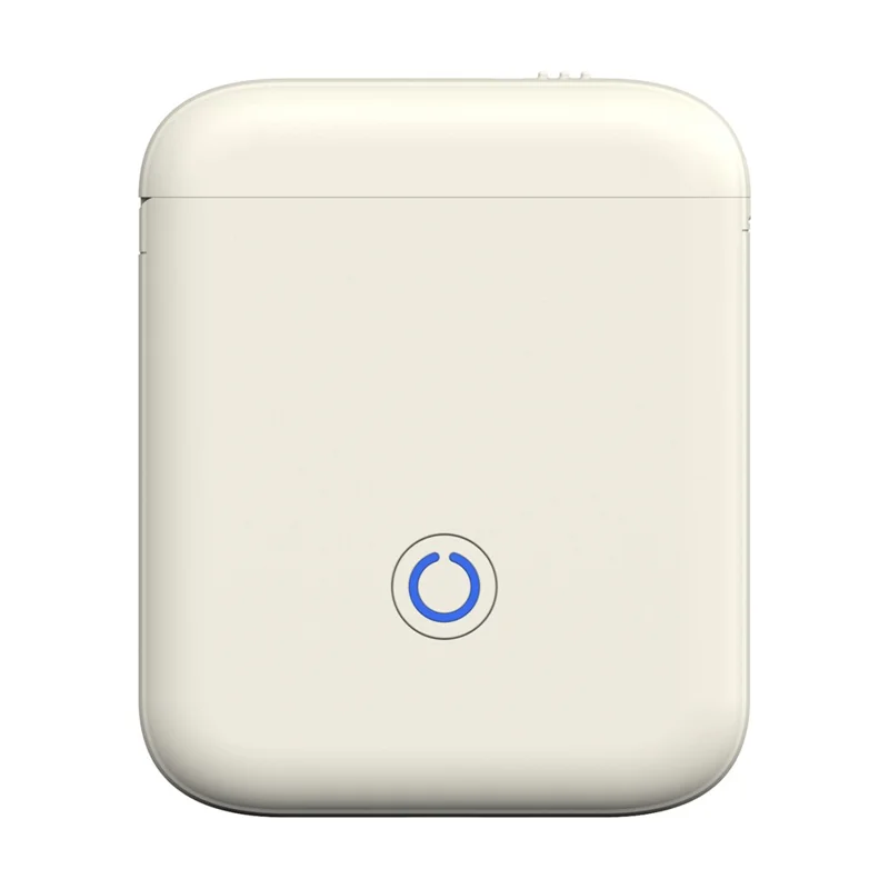 Imprimante d'étiquettes thermique portable mini P11 203DPI Bluetooth compatible, créateur d'autocollants, imprimante portable pour domicile et bureau - Beige