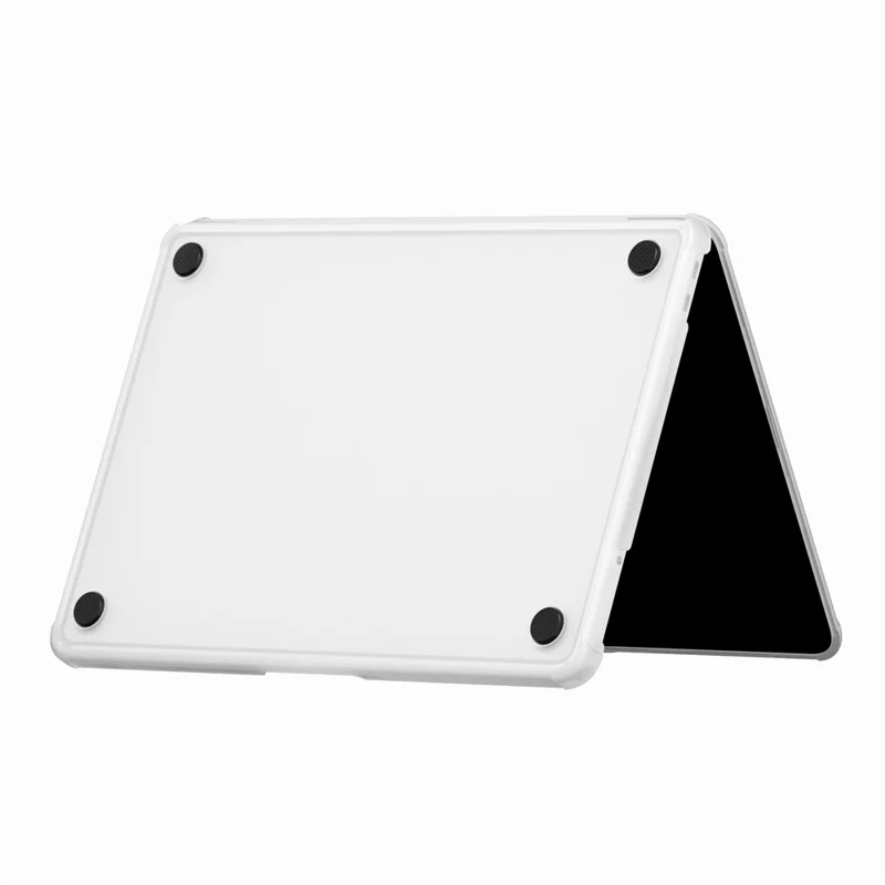 For MacBook Neo 13 inch (2026) Case Ultra Thin PC TPU Hard Shell Cover with Reinforced Corners - White