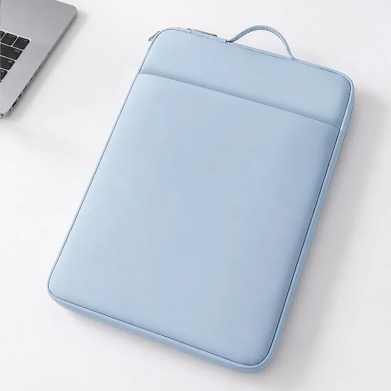 Multi-Function Laptop Sleeve Bag for 11-13 Inch Notebook Tablet Portable Handle Waterproof Shockproof Storage Case - Blue