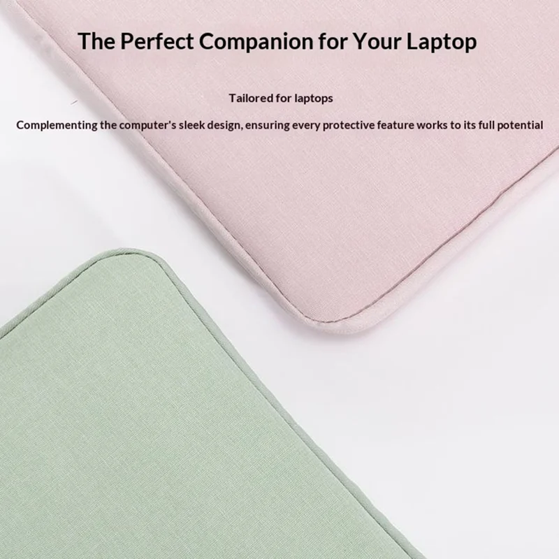 Laptop Sleeve Case for 13.3-14.6 inch Notebook Computer Lightweight Portable Carrying Bag with Handle - Pink
