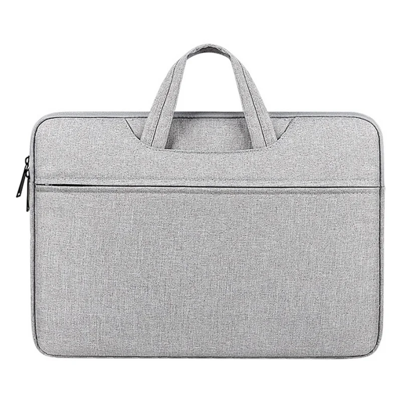 Portable Laptop Bag 14.1-15.4 inch Oxford Fabric Waterproof Computer Case Protective Sleeve - Grey