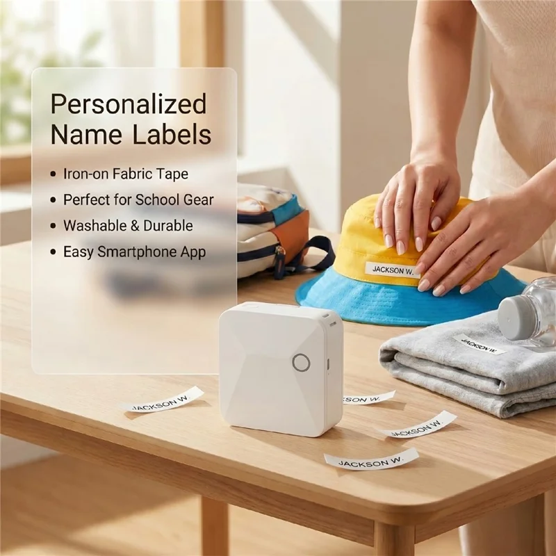 MARKLIFE R15 Portable Label Printer Thermal Transfer Bluetooth-compatible Printing Machine - White