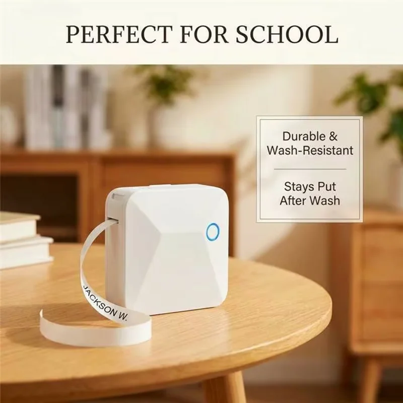 MARKLIFE R15 Portable Label Printer Thermal Transfer Bluetooth-compatible Printing Machine - White