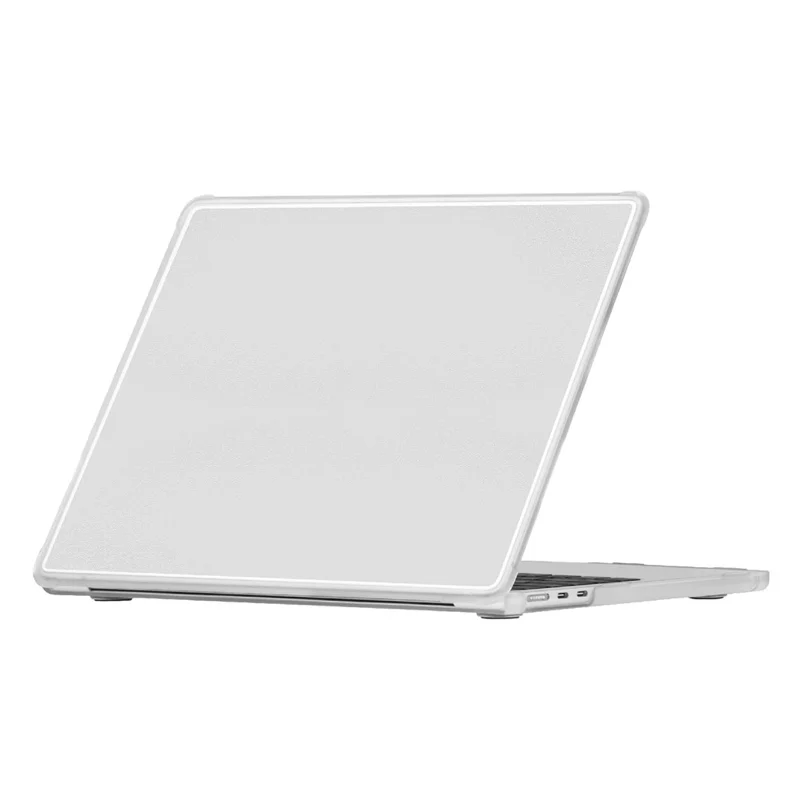 Прозрачный защитный чехол для MacBook Air 13 дюймов (2026) / (2025) / (2024) / (2022), ультратонкий жесткий корпус из поликарбоната и ТПУ с усиленными углами