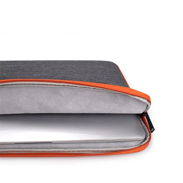 ND02 15,6 pollici Borsa per laptop Protezione Impermeabile Borsa Briefcase Cerniera Custodia per Notebook - Nero