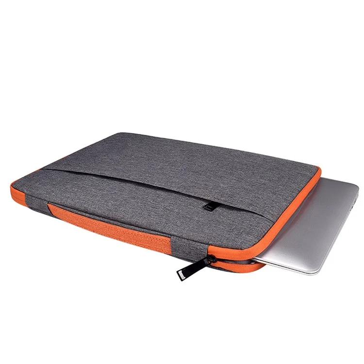 ND02 15,6 pollici Borsa per laptop Protezione Impermeabile Borsa Briefcase Cerniera Custodia per Notebook - Nero