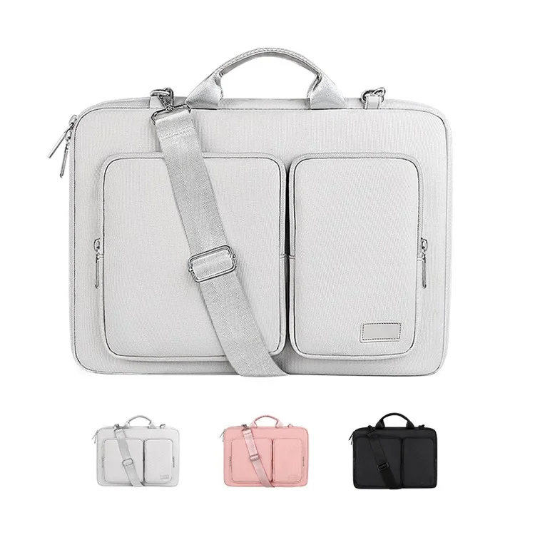 ST11 Handheld Laptop Bag Case Waterproof Notebook Shoulder Bag Handbag Pouch for 13.3 inch Laptop - Schwarz