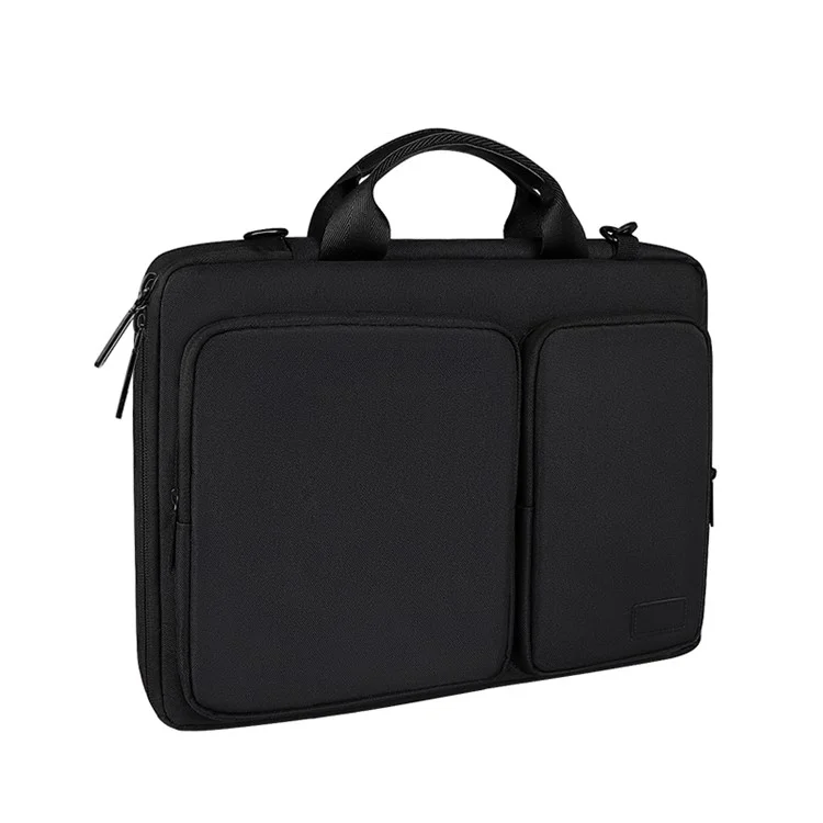 ST11 Handheld Laptop Bag Case Waterproof Notebook Shoulder Bag Handbag Pouch for 13.3 inch Laptop - Black