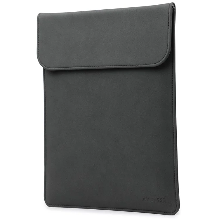 HL0130 Matte Notebook Protective Bag Magnetischer Klappe Laptop Sleeve für MacBook Lenovo HP 13.3-14 Zoll Notebook - Schwarz