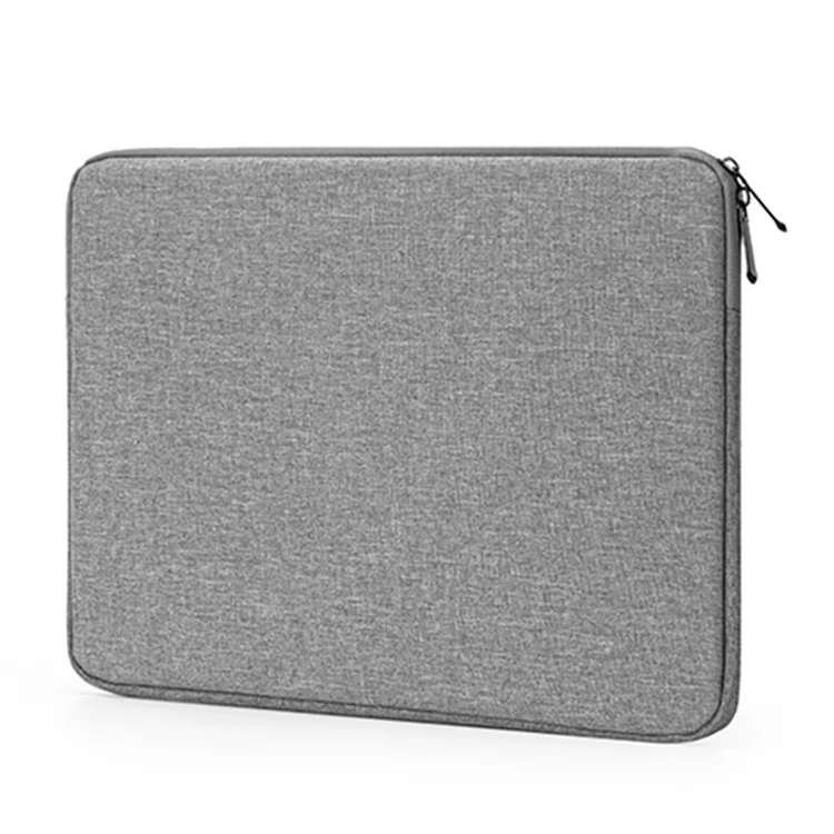 N005 13.3-inch Laptop Protective Sleeve Bag Solid Color Nylon Notebook Pouch - Dark Grey