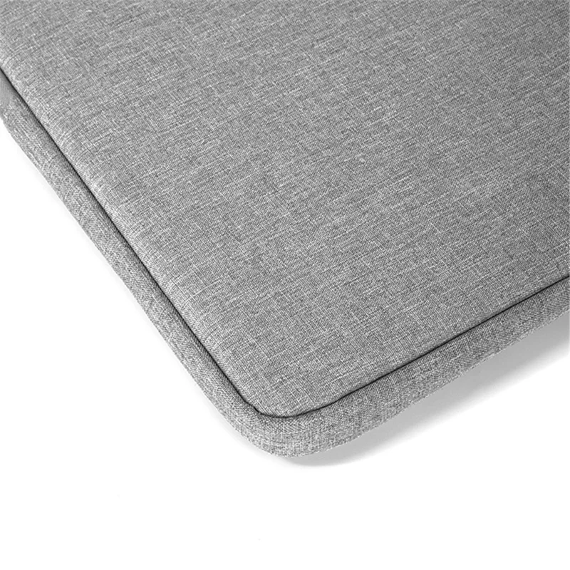 N005 13.3-inch Laptop Protective Sleeve Bag Solid Color Nylon Notebook Pouch - Light Grey