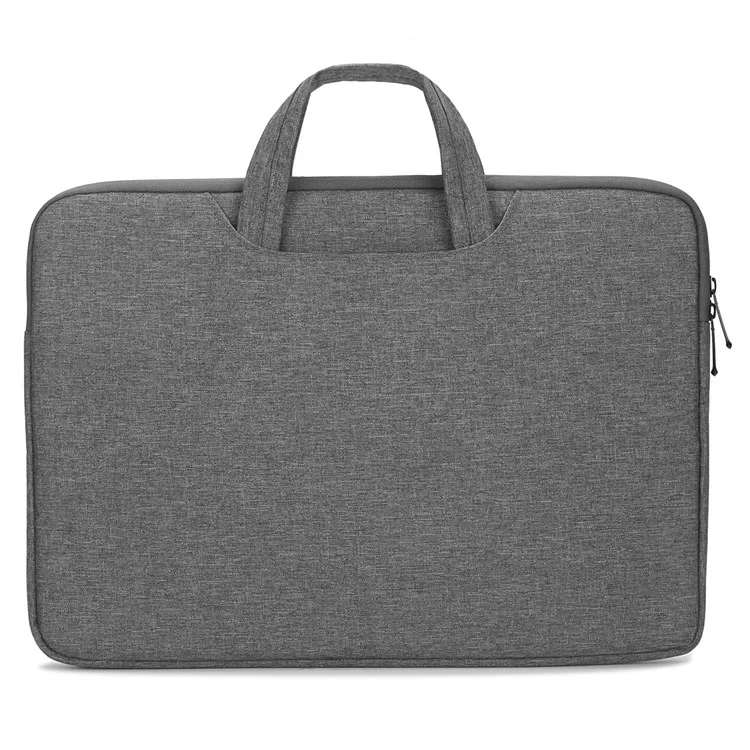 N004 Dust-proof Laptop Bag Notebook Carrying Case Sleeve Handbag Briefcase for 15.6 inch Laptop - Dark Grey